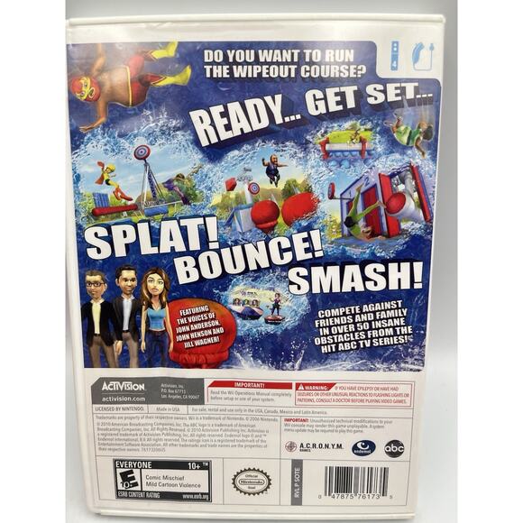 Wipeout: The Game (Nintendo Wii 2010) CIB Complete w/ Manual - Picture 4 of 8